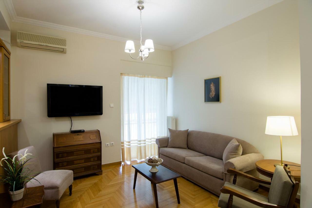 Classy 2 Bedroom Apartment Near Acropolis & Metro Athen Eksteriør bilde