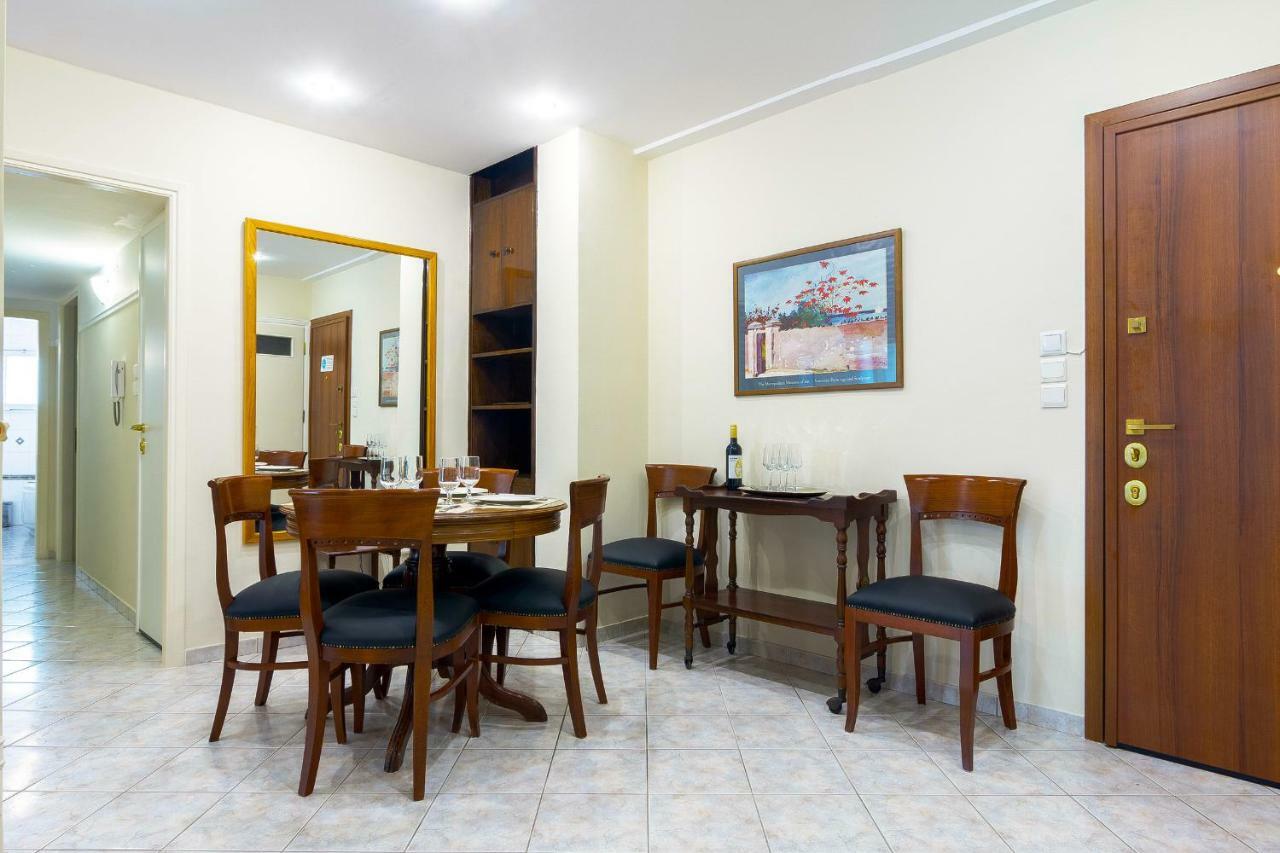 Classy 2 Bedroom Apartment Near Acropolis & Metro Athen Eksteriør bilde