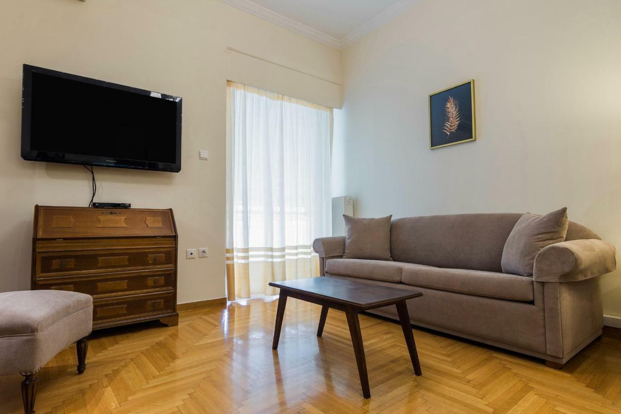 Classy 2 Bedroom Apartment Near Acropolis & Metro Athen Eksteriør bilde
