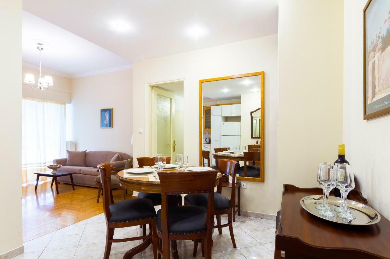 Classy 2 Bedroom Apartment Near Acropolis & Metro Athen Eksteriør bilde